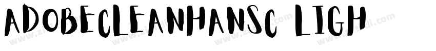 AdobecleanHansC Ligh字体转换